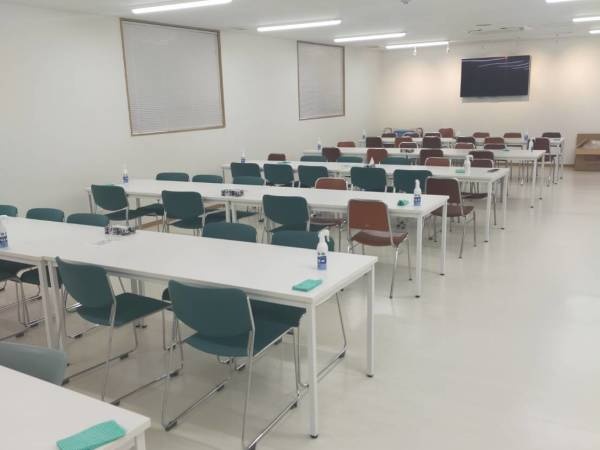 クラブハウス内にある食堂