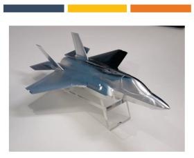 展示用 Ｆ３５加工品