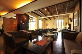 当旅館内のあるラウンジの風景です。