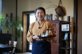 当旅館のお仕事の様子です。