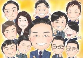 社員似顔絵