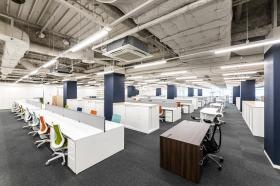 大栄環境グループ 本部 事務所内