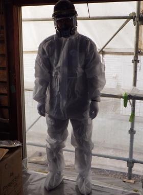 作業時、保護具着用