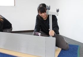 オフィス家具の組立⇒体を動かす仕事をしたいと思っていました。