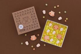 商品（りすとどんぐり）落雁