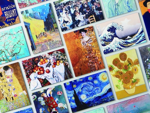 【ウッドポストカード】有名美術館とのコラボを多数行っており、お土産等にも大人気です！