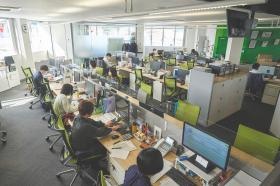 本社のオフィスになります。