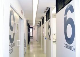 診療室・９番が手術室です。