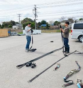 資材のメンテナンス作業もございます