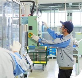 ライン作業の風景