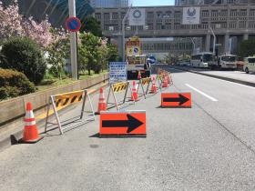 道路工事での交通誘導
