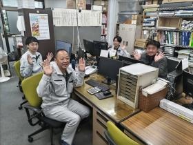 ２０～７０代、計１１名（女性３名）仲の良いスタッフが活躍中！