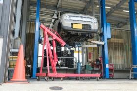 自車のメンテナンスも出来る