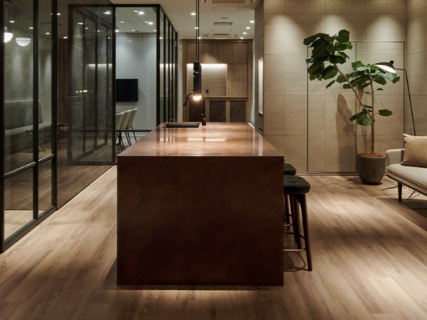 お洒落なエントランス