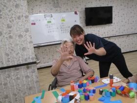 １対１の介護なので、ゆっくりと関われます