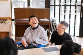 利用者の方の笑顔が働くモチベーションです。