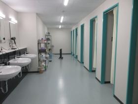 汗を流せるシャワー室も完備