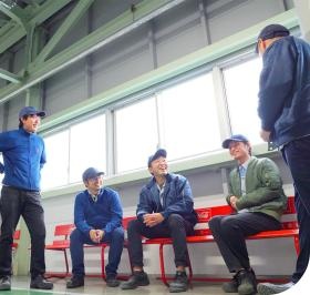 休憩スペースの風景