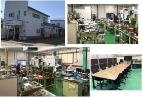 魚沼工場外観・社内風景