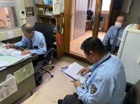 警備の仕事です。