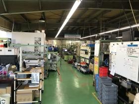 工場内風景 冷暖房完備で快適な環境です。