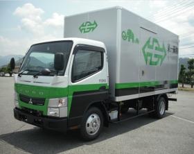 大中小、様々な大きさの車両を用いて、日々の輸送を支えている。