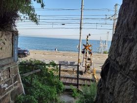 外のお仕事ならでは♪ 自分だけの絶景♪