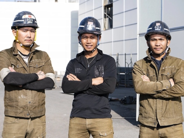 足場工事作業員