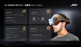 独自技術で開発した光学スルー方式空間ディスプレイ