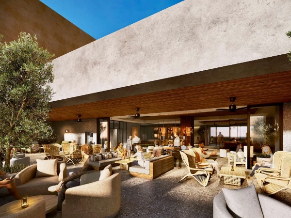 【カフェラウンジ】リゾート感のあるカフェラウンジで朝食や軽食を提供します