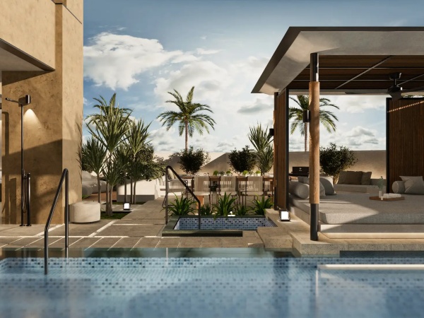 【客室】豊かな自然と瀬戸内海を一望できる客室。FAVブランド初のプール付き客室も登場します！