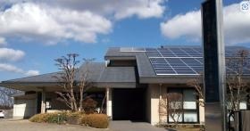 社屋外観（１階平屋建て）