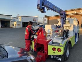 ロードサービスの作業風景です☆