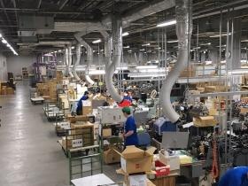 真夏の期間も涼しく作業が出来ます