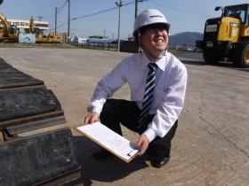 建機営業を通じて地元岩手に貢献します。