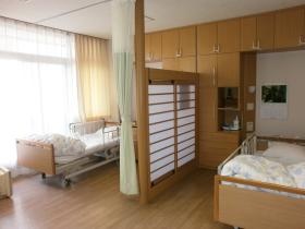 入所施設の４人部屋内部