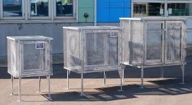 当社オリジナル ゴミステーション“まもりマッスル”