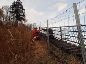 動物侵入対策工