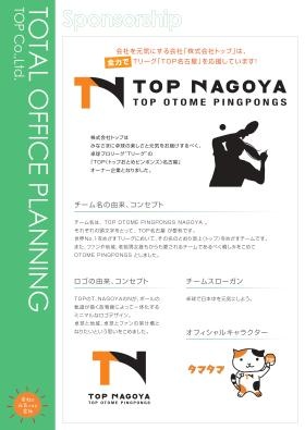 自社の卓球チーム スポンサー