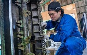 第二新卒や中途採用雇用が多く、２０代・３０代の若手が中心です