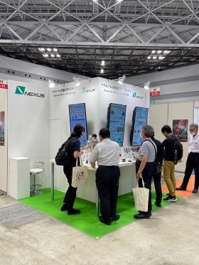 展示会風景です。営業マンの頑張りどころです！