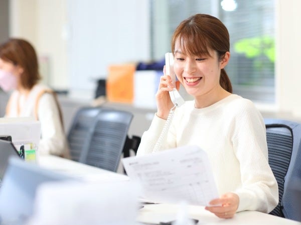 図の挿入の営業事務・メーカー（未経験OK・第二新卒歓迎）