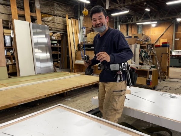 工場の様子★社員一同、職人さんの腕を信頼しているので、安心して任せられます！