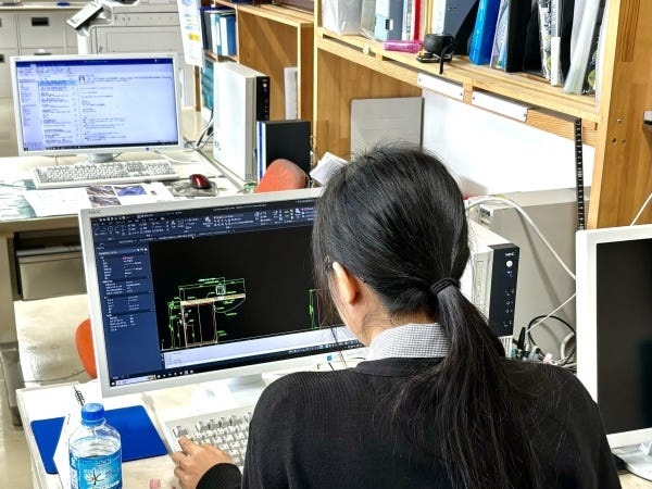 100％受注生産です★注文をいただくたびに設計図面を作成していきます。