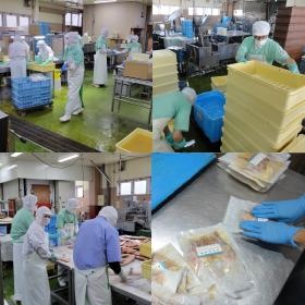 グループ企業「福岡丸福水産」では施設外就労を行なっています