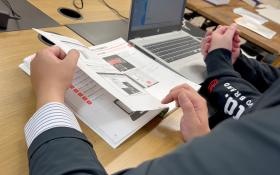 ＢｅＳｍｉｌｅでは移行支援としてＰＣや英語の学習を行います