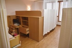 介護老人保健施設の入居者の部屋の様子です。