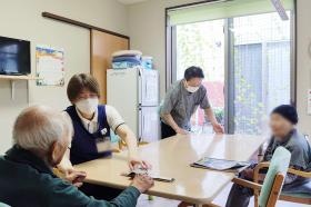 施設内の食堂です