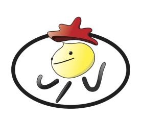 未来くん：吉川の文字を核とし未来物流の可能性を表してます