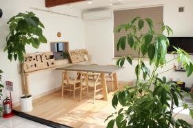 事務所内ショールーム、打ち合わせスペース